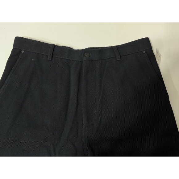 HUGO BOSS - Black Corduroy Textured Heavyweight Pants UK Size 50 - Picture 3 of 6